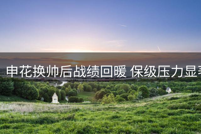 申花换帅后战绩回暖 保级压力显著缓解